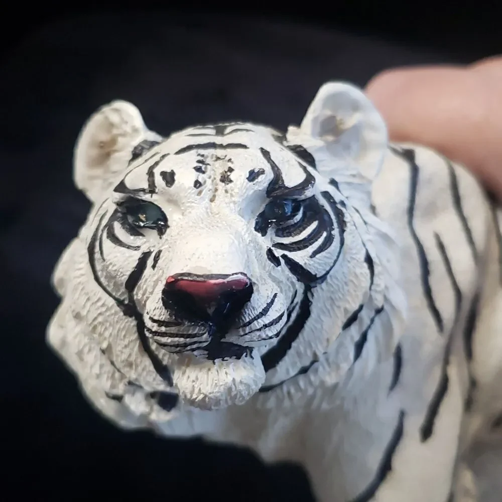 Vintage Siberian Tiger Resin Figurine